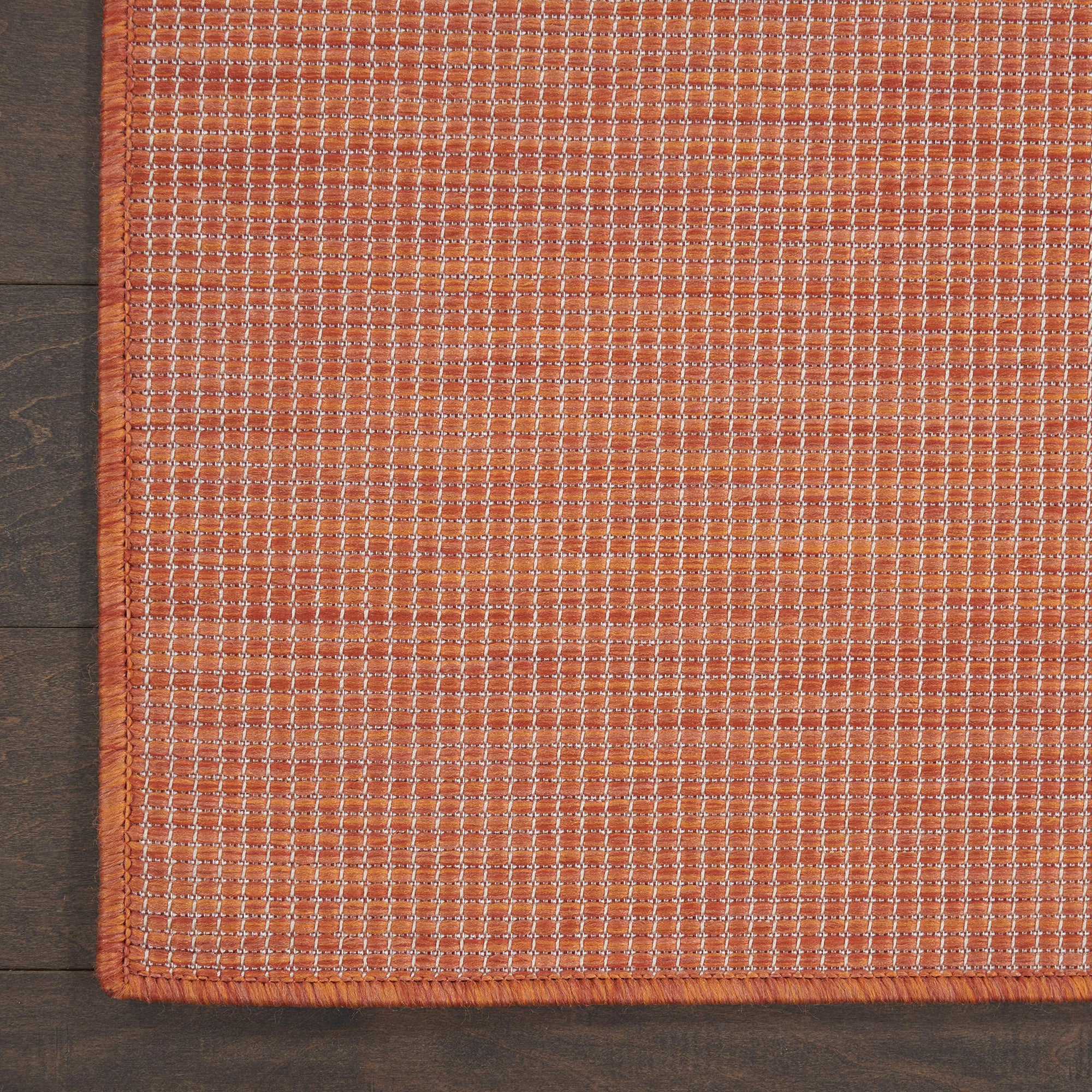 Non Shedding Terracotta Area Rug - From Where - 