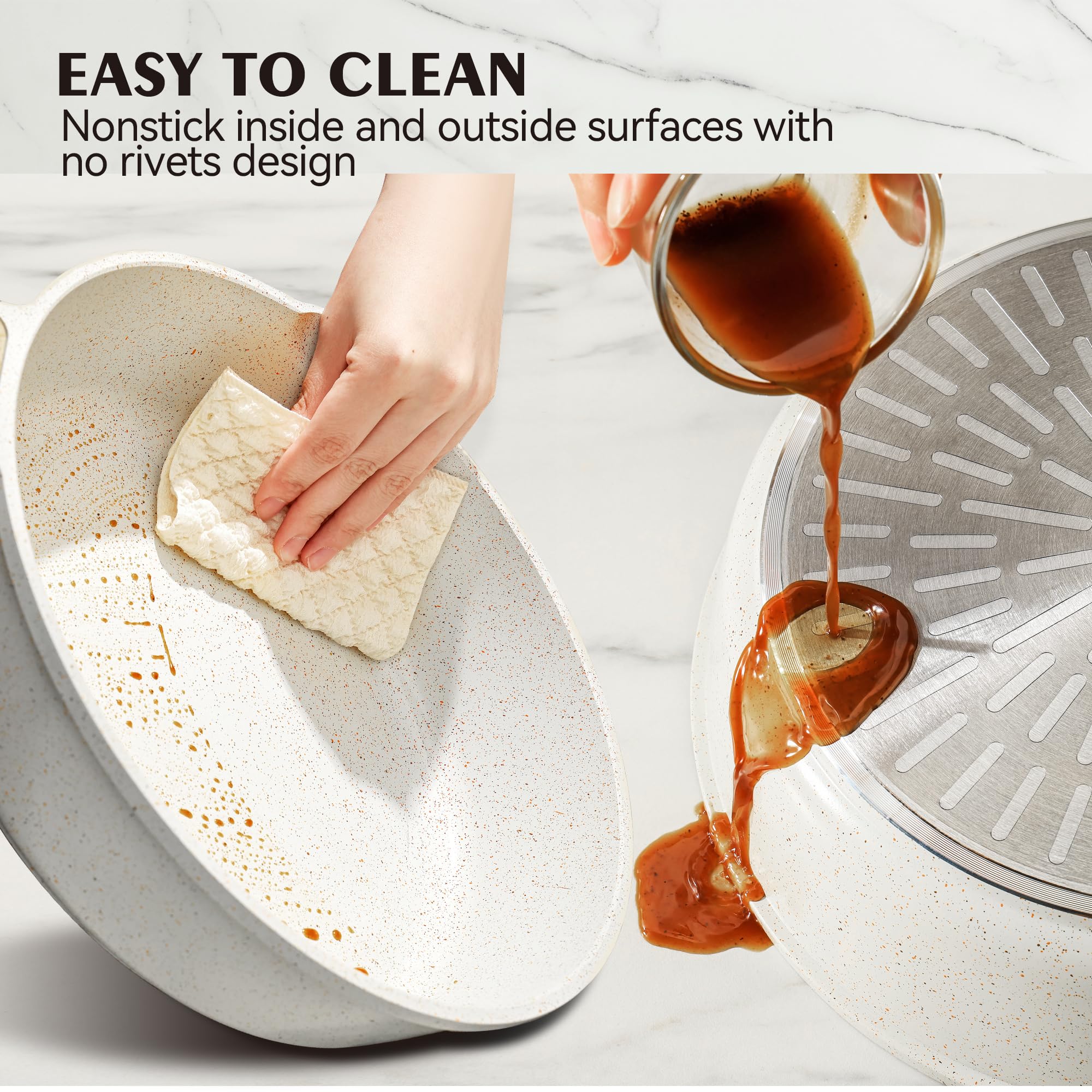 Nonstick Ceramic Cookware Set - From Where - 