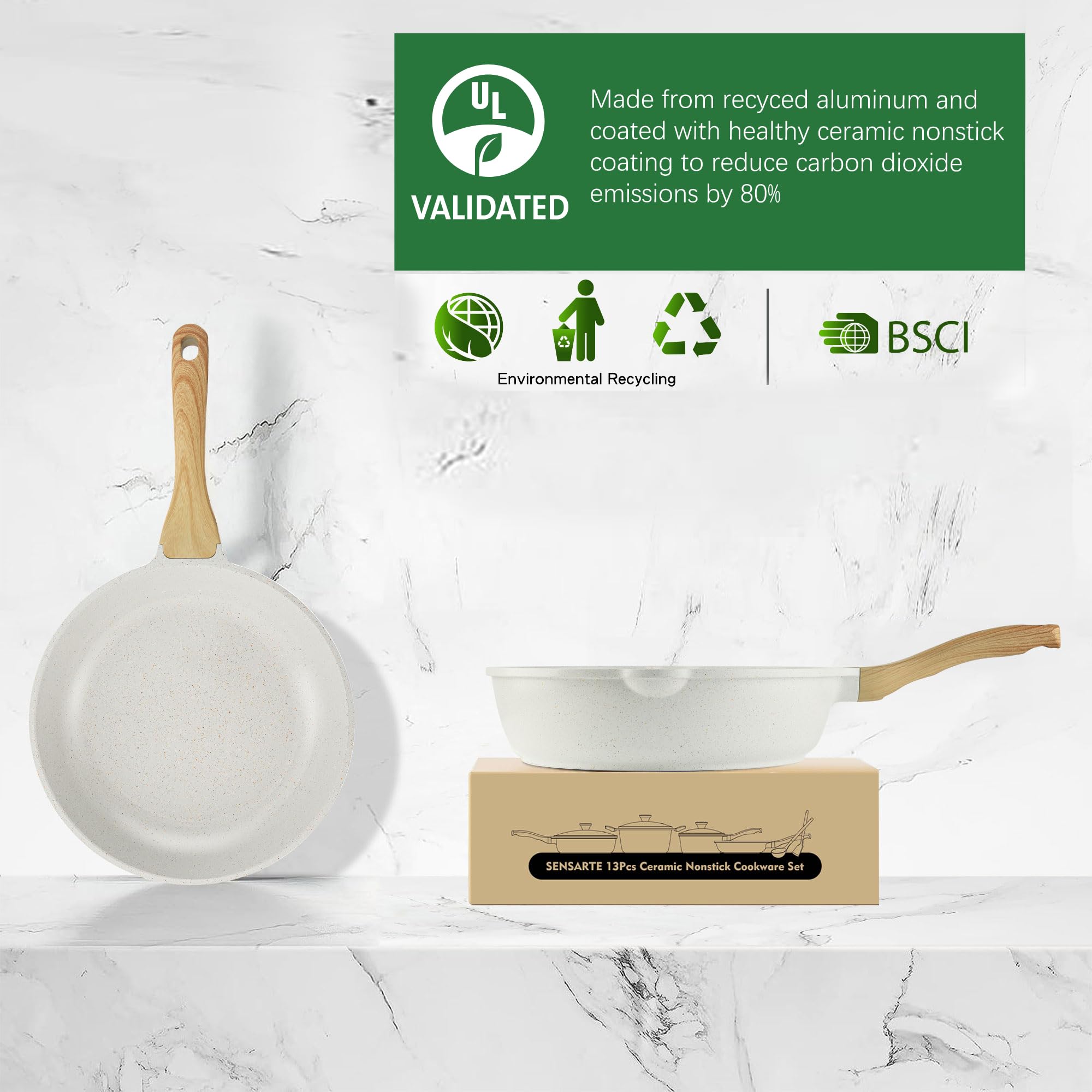 Nonstick Ceramic Cookware Set - From Where - 