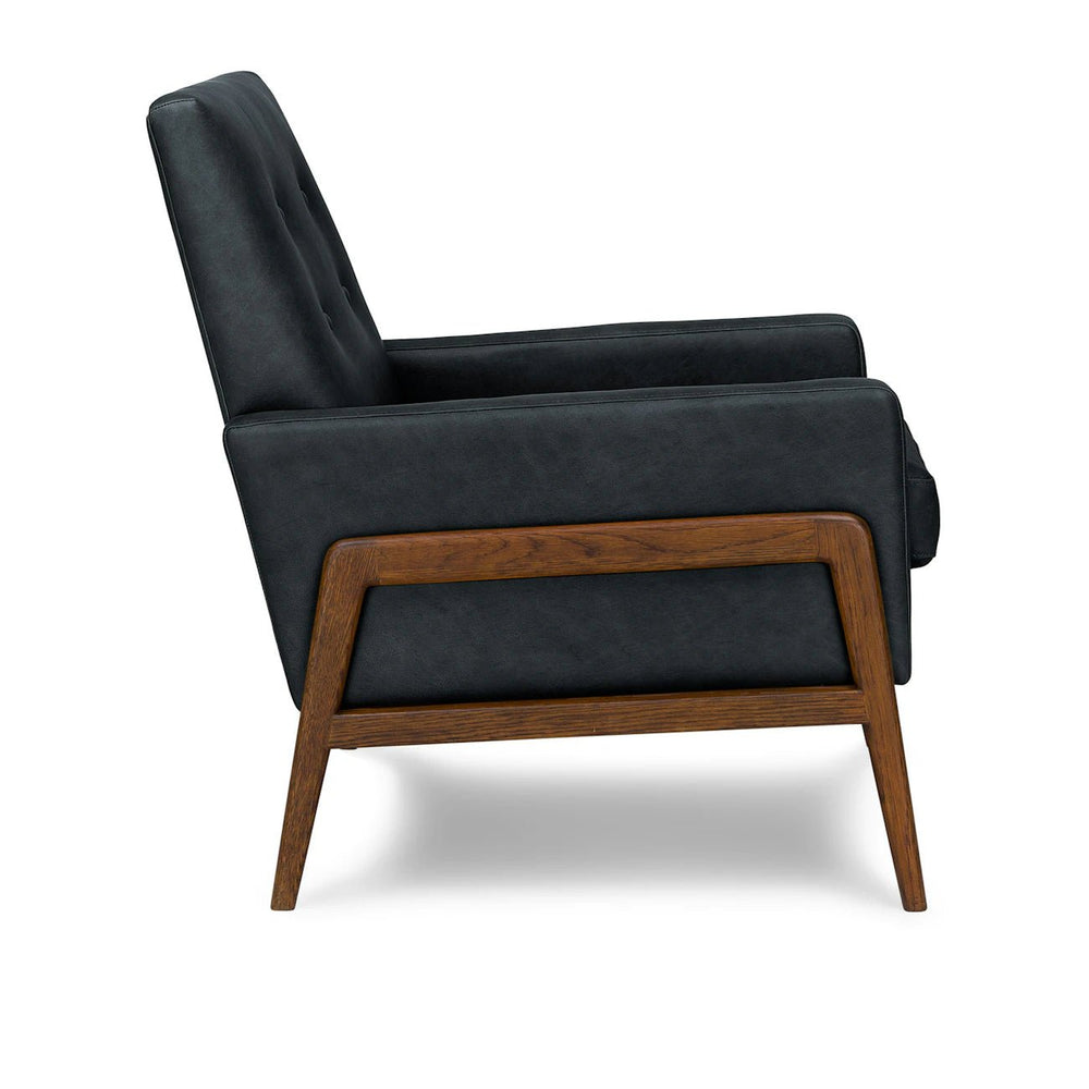 Nord 29" Leather Lounge Chair - Charme Tan - From Where - 