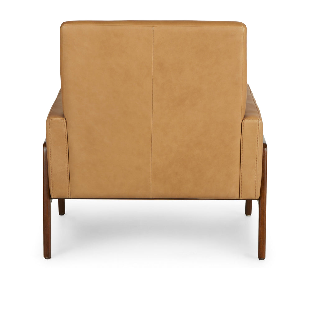 Nord 29" Leather Lounge Chair - Charme Tan - From Where - 