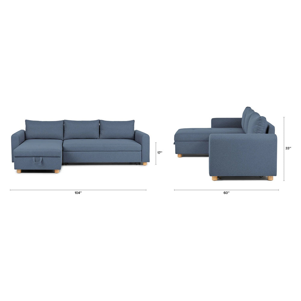 Nordby 104" Reversible Sleeper Sectional - From Where Finds - 