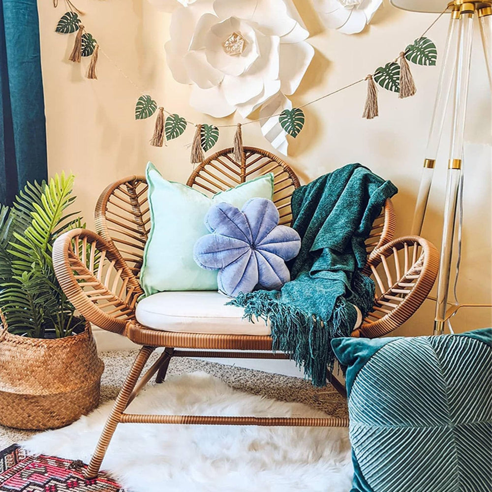 Nordic Rattan Flower Sofa Chair - From Where - 