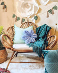 Nordic Rattan Flower Sofa Chair - From Where - 