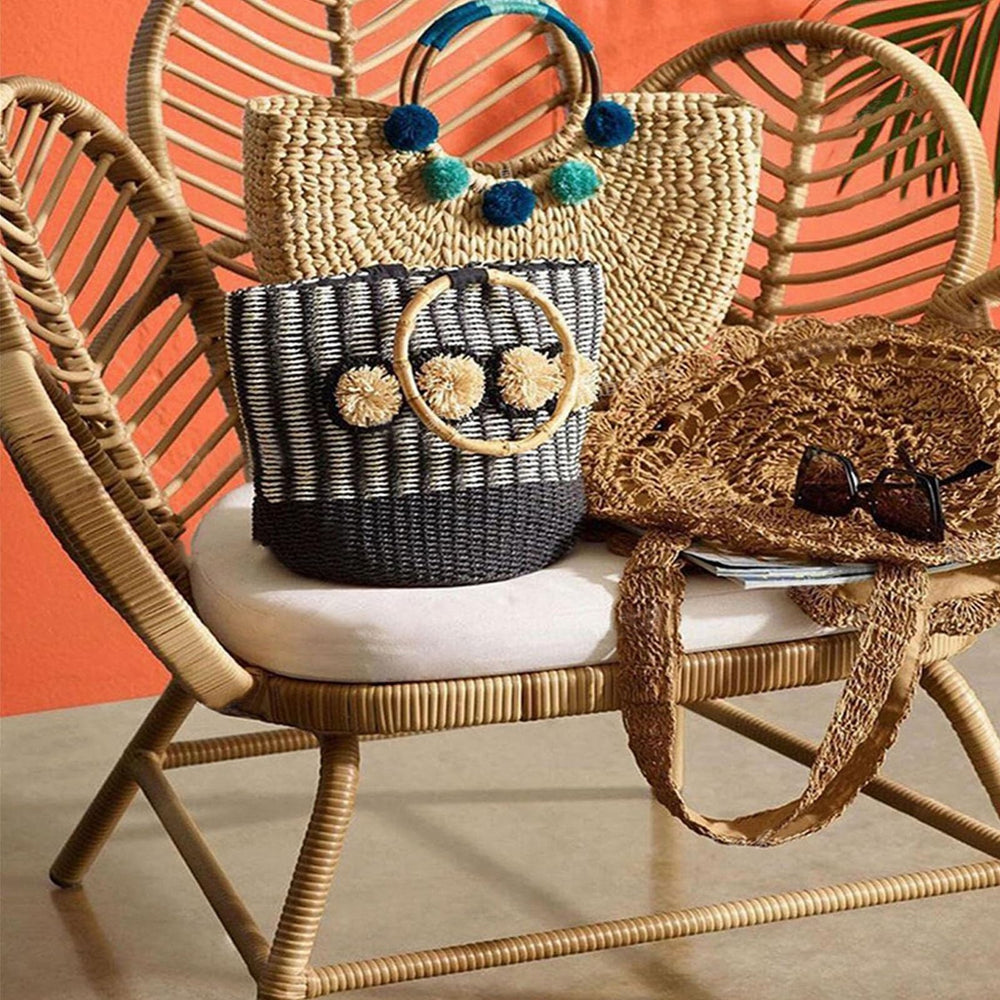 Nordic Rattan Flower Sofa Chair - From Where - 