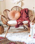Nordic Rattan Flower Sofa Chair - From Where - 