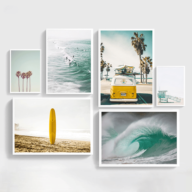 Nordic Style Ocean Canvas - From Where - 