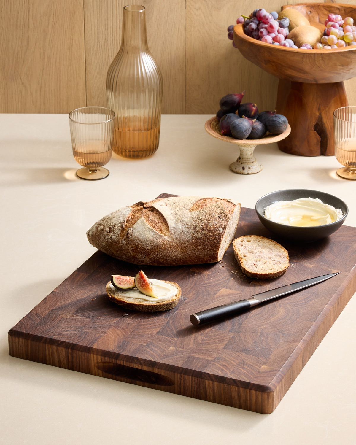 North American Walnut End Grain Butcher Block - From Where Finds -