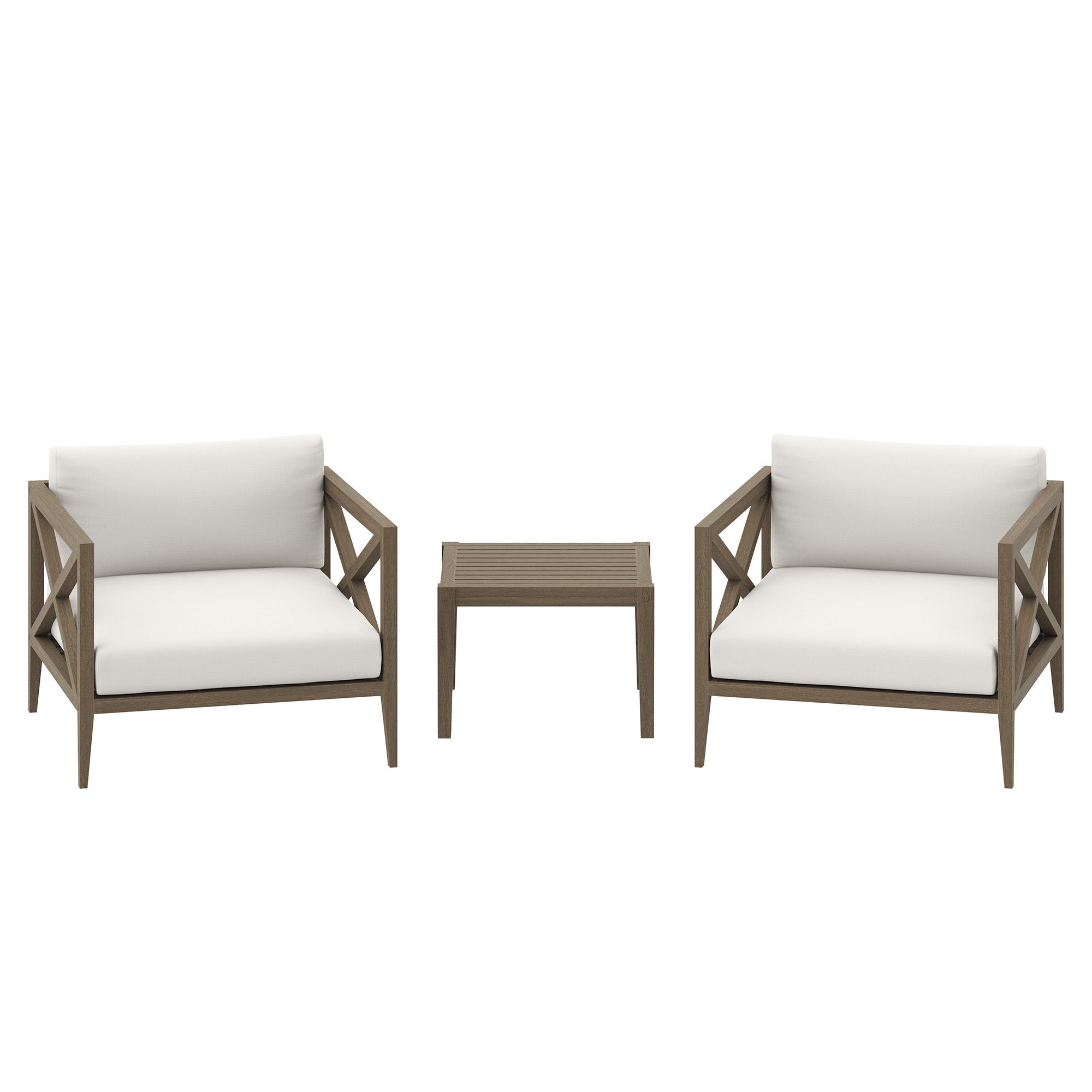 Northlake 3 - Piece Teak Outdoor Chair Set - From Where Finds - 