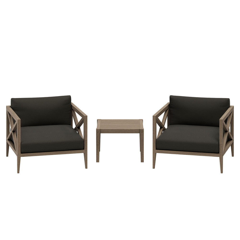 Northlake 3 - Piece Teak Outdoor Chair Set - From Where Finds - 