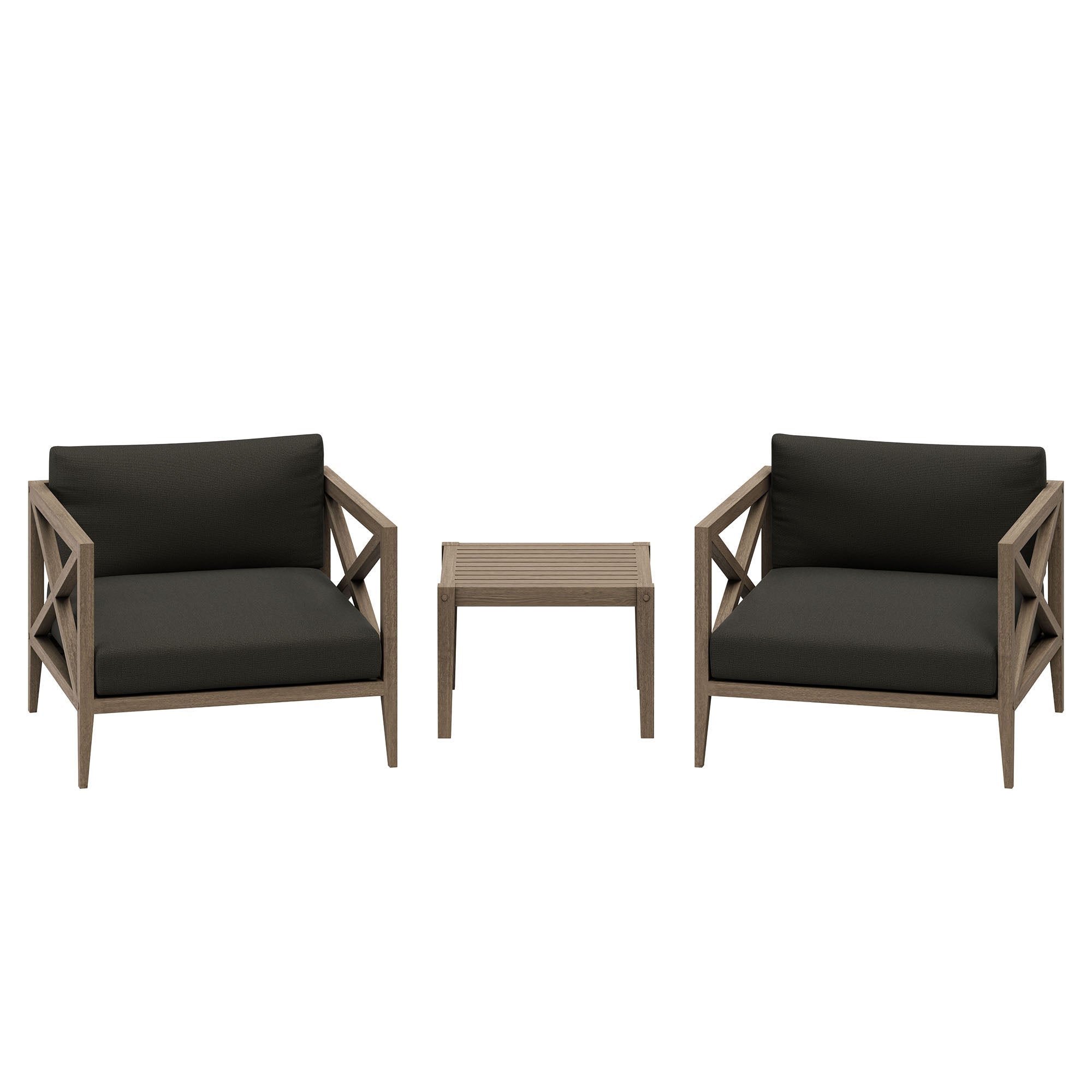 Northlake 3 - Piece Teak Outdoor Chair Set - From Where Finds - 