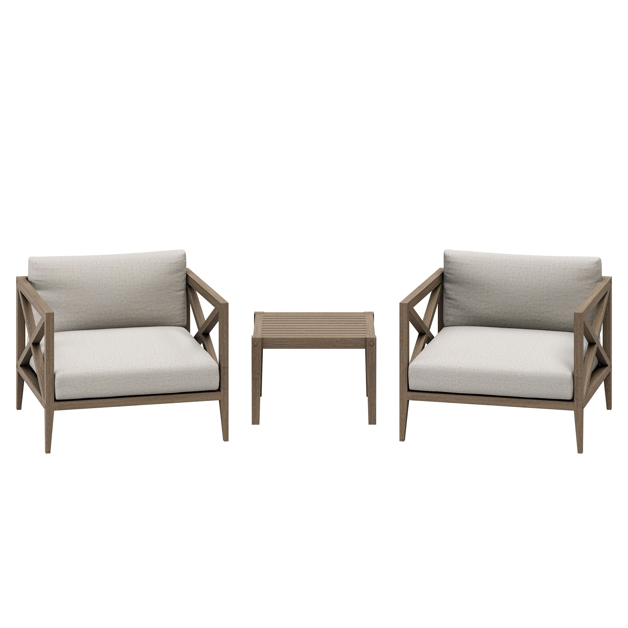 Northlake 3 - Piece Teak Outdoor Chair Set - From Where Finds - 