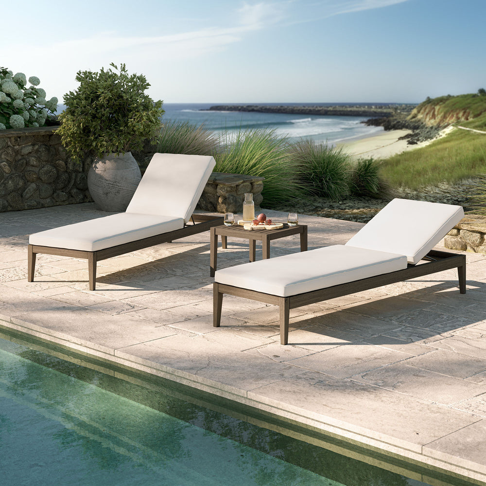 Northlake 3 - Piece Teak Outdoor Chaise Set - From Where Finds - 