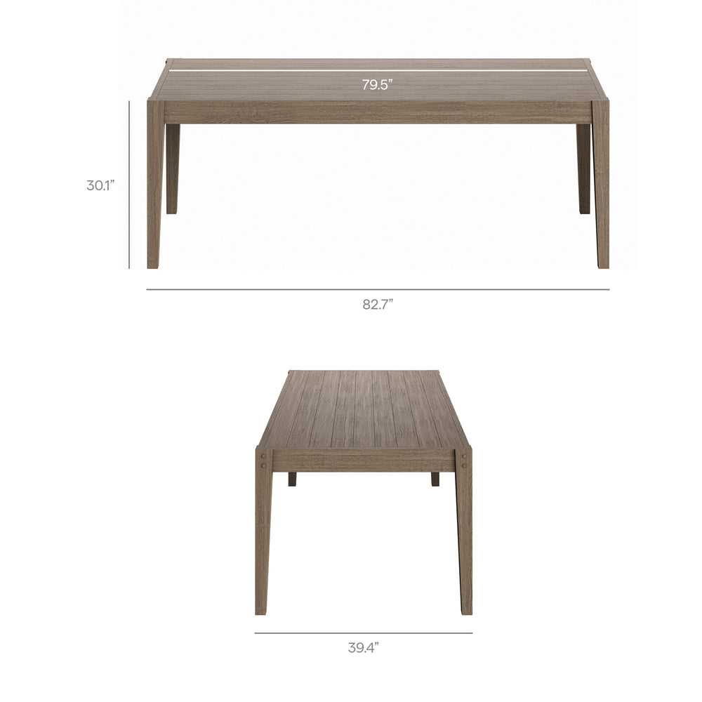 Northlake 7 - Piece Outdoor Teak Wood Dining Set - From Where Finds - 