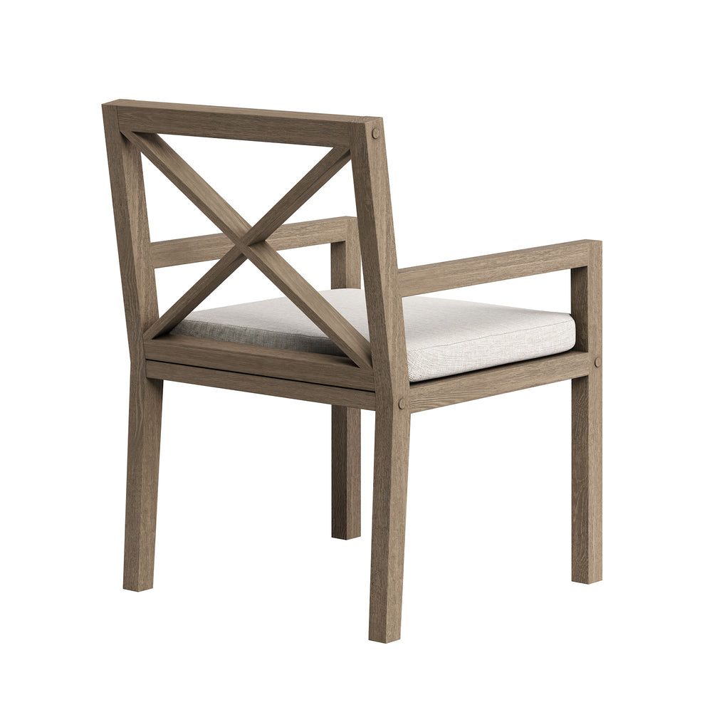 Northlake 7 - Piece Outdoor Teak Wood Dining Set - From Where Finds - 