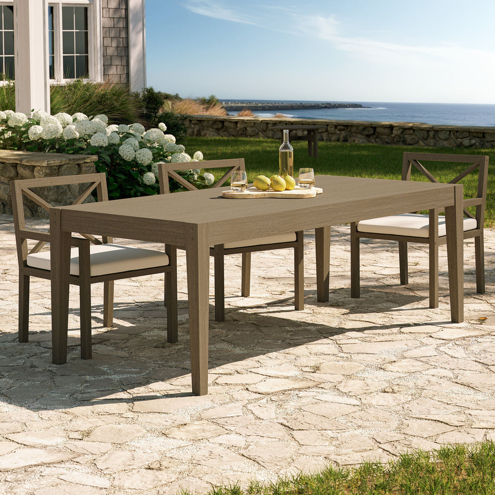 Northlake 83" Teak Outdoor Dining Table - From Where Finds - 