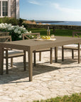 Northlake 83" Teak Outdoor Dining Table - From Where Finds - 