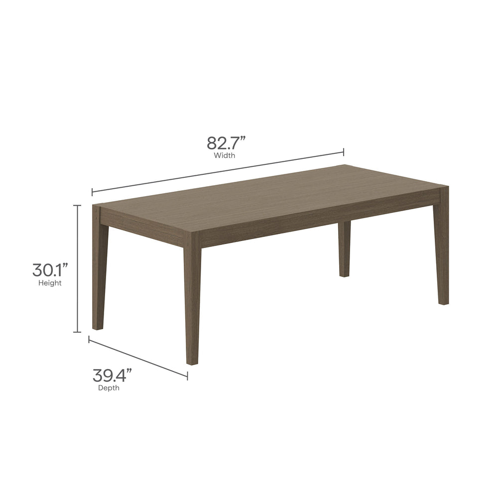 Northlake 83" Teak Outdoor Dining Table - From Where Finds - 