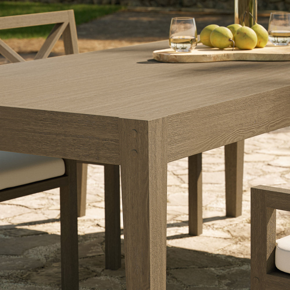 Northlake 83" Teak Outdoor Dining Table - From Where Finds - 
