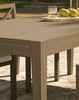 Northlake 83" Teak Outdoor Dining Table - From Where Finds - 