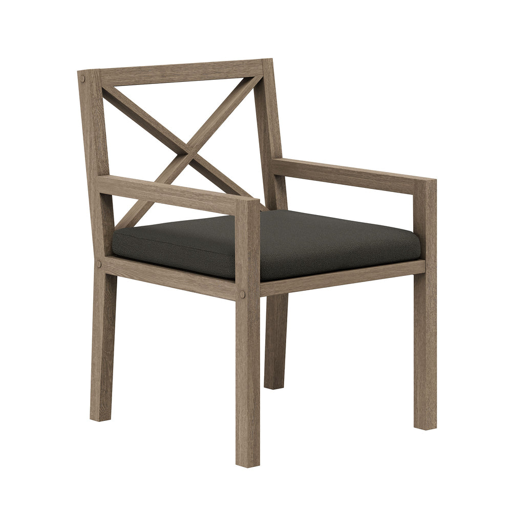 Northlake 9 - Piece Outdoor Teak Wood Dining Set - From Where Finds - 