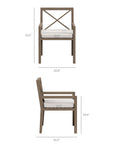 Northlake 9 - Piece Outdoor Teak Wood Dining Set - From Where Finds - 