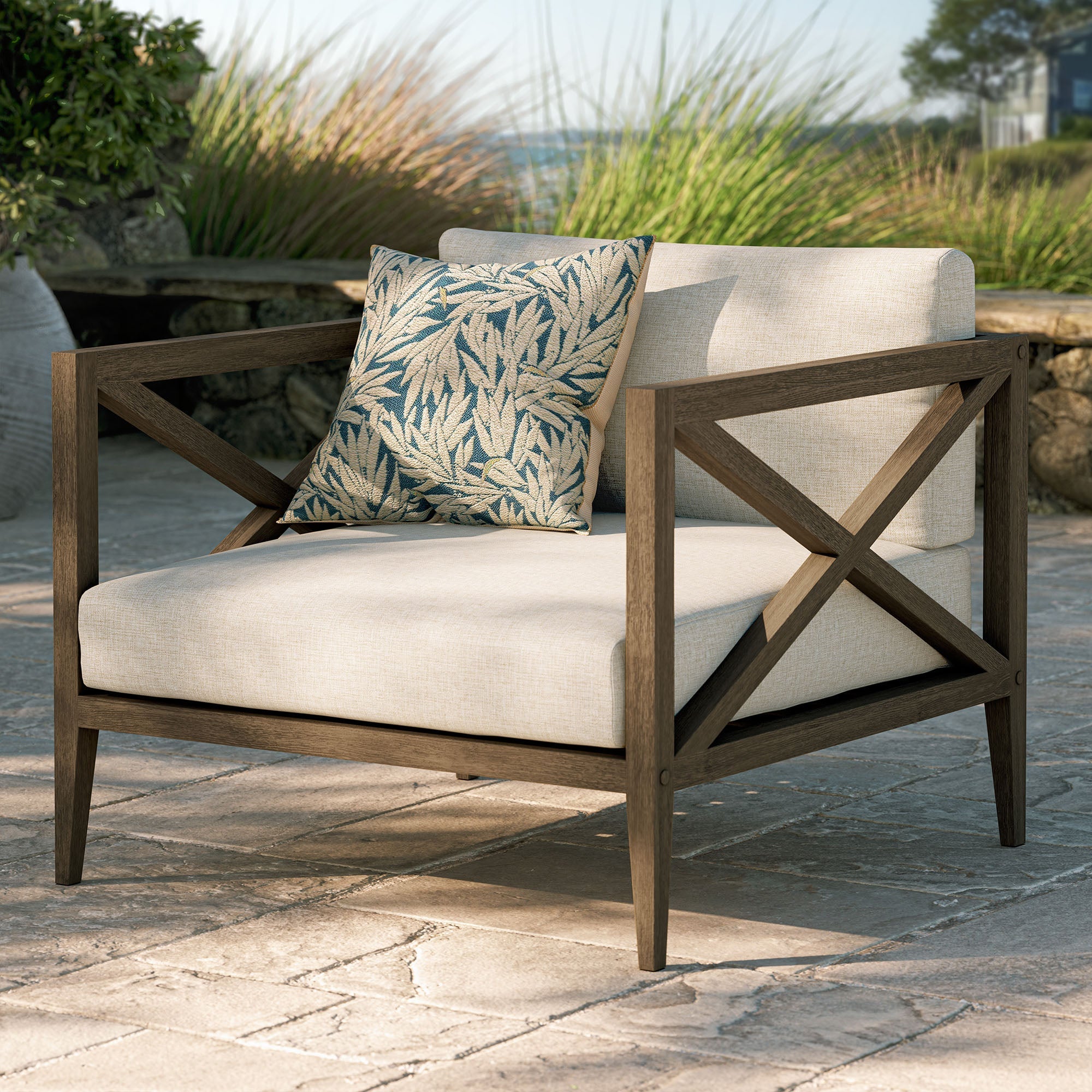 Northlake Outdoor Teak Armchair - From Where Finds - 