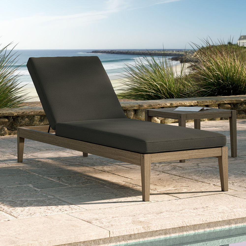 Northlake Outdoor Teak Chaise Lounge - From Where Finds - 