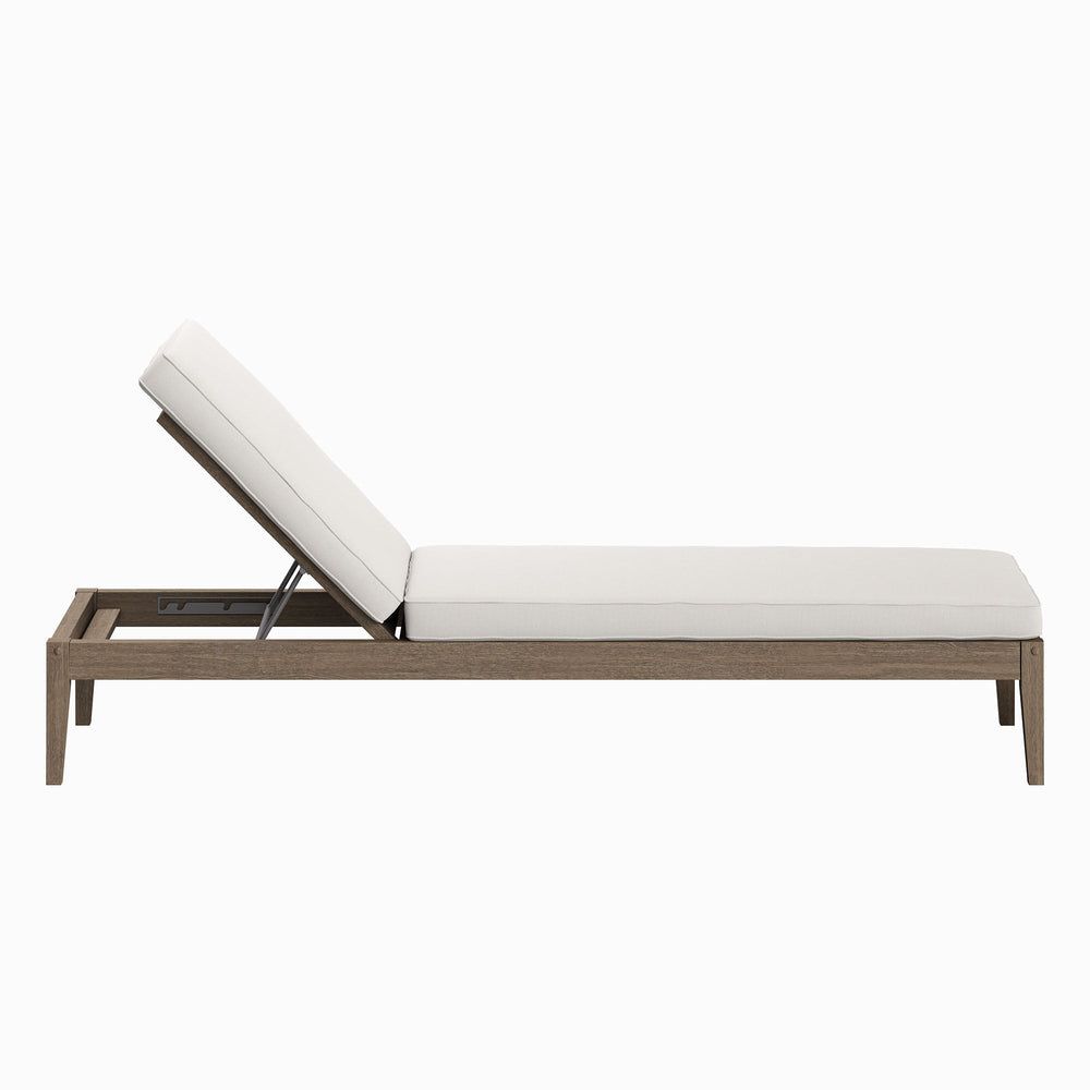 Northlake Outdoor Teak Chaise Lounge - From Where Finds - 