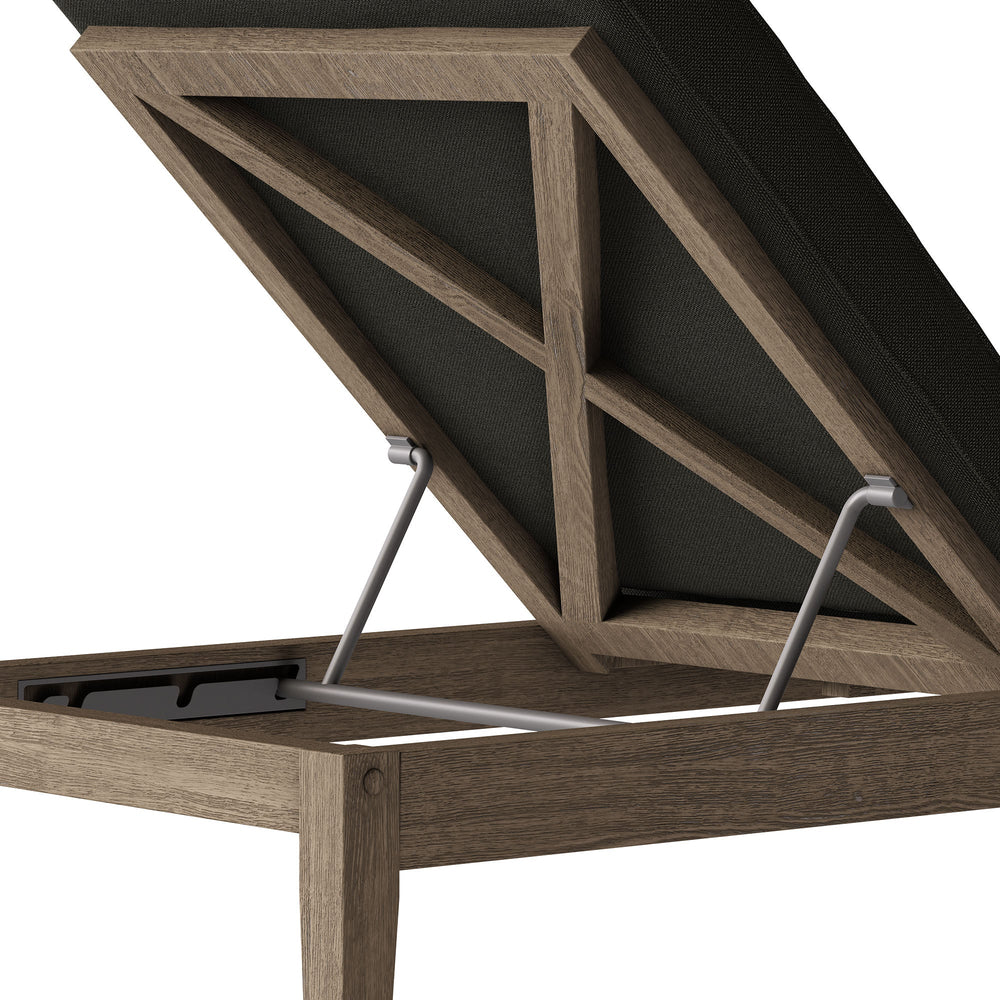 Northlake Outdoor Teak Chaise Lounge - From Where Finds - 