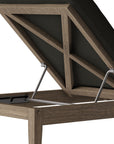 Northlake Outdoor Teak Chaise Lounge - From Where Finds - 