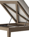 Northlake Outdoor Teak Chaise Lounge - From Where Finds - 