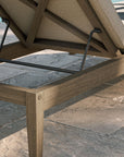 Northlake Outdoor Teak Chaise Lounge - From Where Finds - 