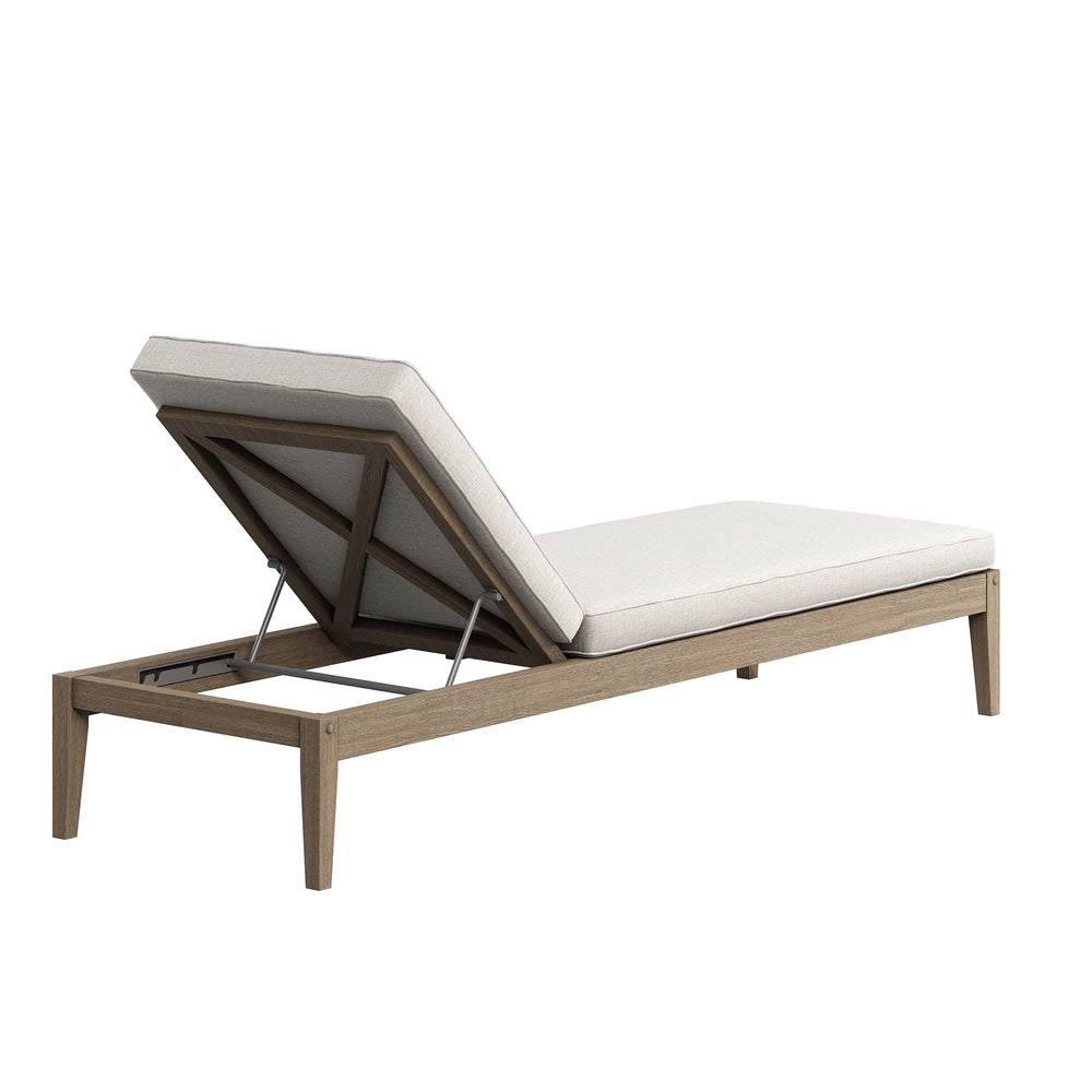 Northlake Outdoor Teak Chaise Lounge - From Where Finds - 