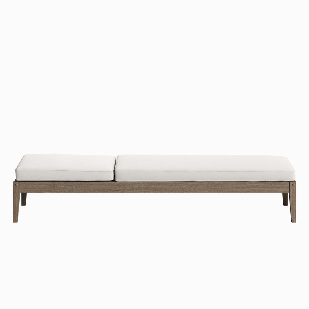 Northlake Outdoor Teak Chaise Lounge - From Where Finds - 