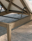 Northlake Outdoor Teak Chaise Lounge - From Where Finds - 