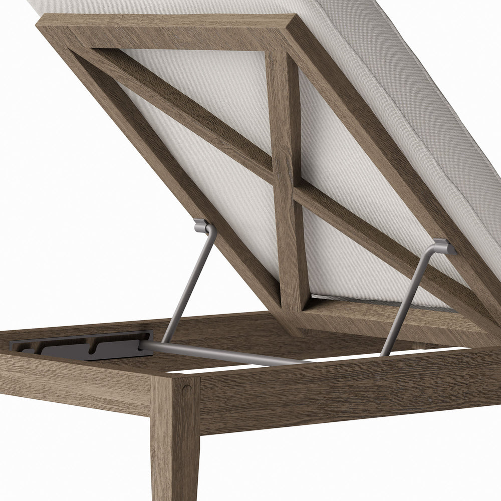 Northlake Outdoor Teak Chaise Lounge - From Where Finds - 