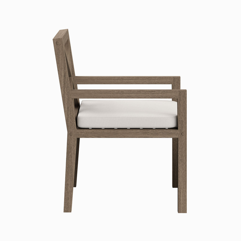 Northlake Outdoor Teak Dining Armchair - From Where Finds - 