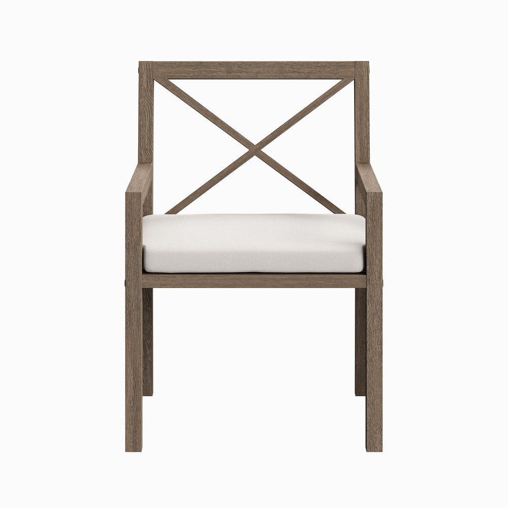 Northlake Outdoor Teak Dining Armchair - From Where Finds - 