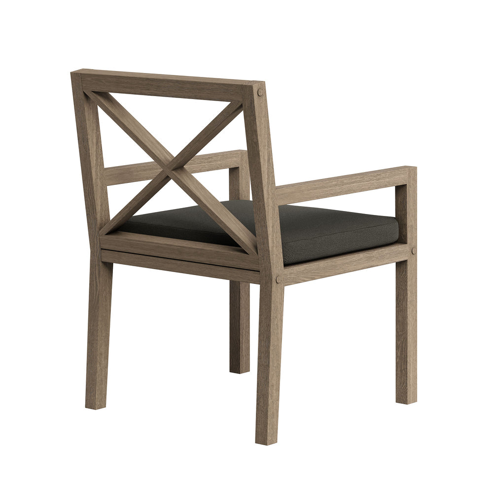 Northlake Outdoor Teak Dining Armchair - From Where Finds - 