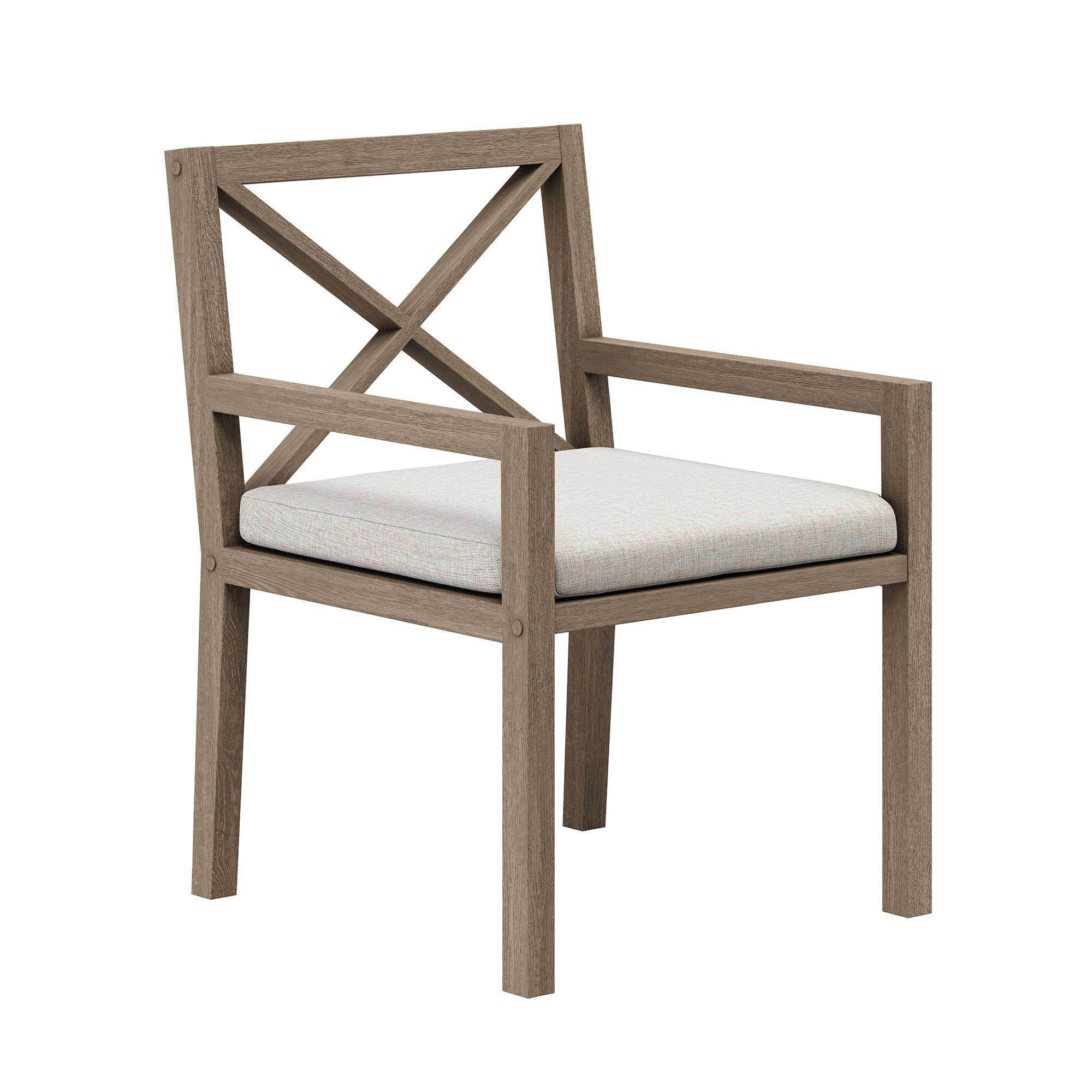 Northlake Outdoor Teak Dining Armchair - From Where Finds - 