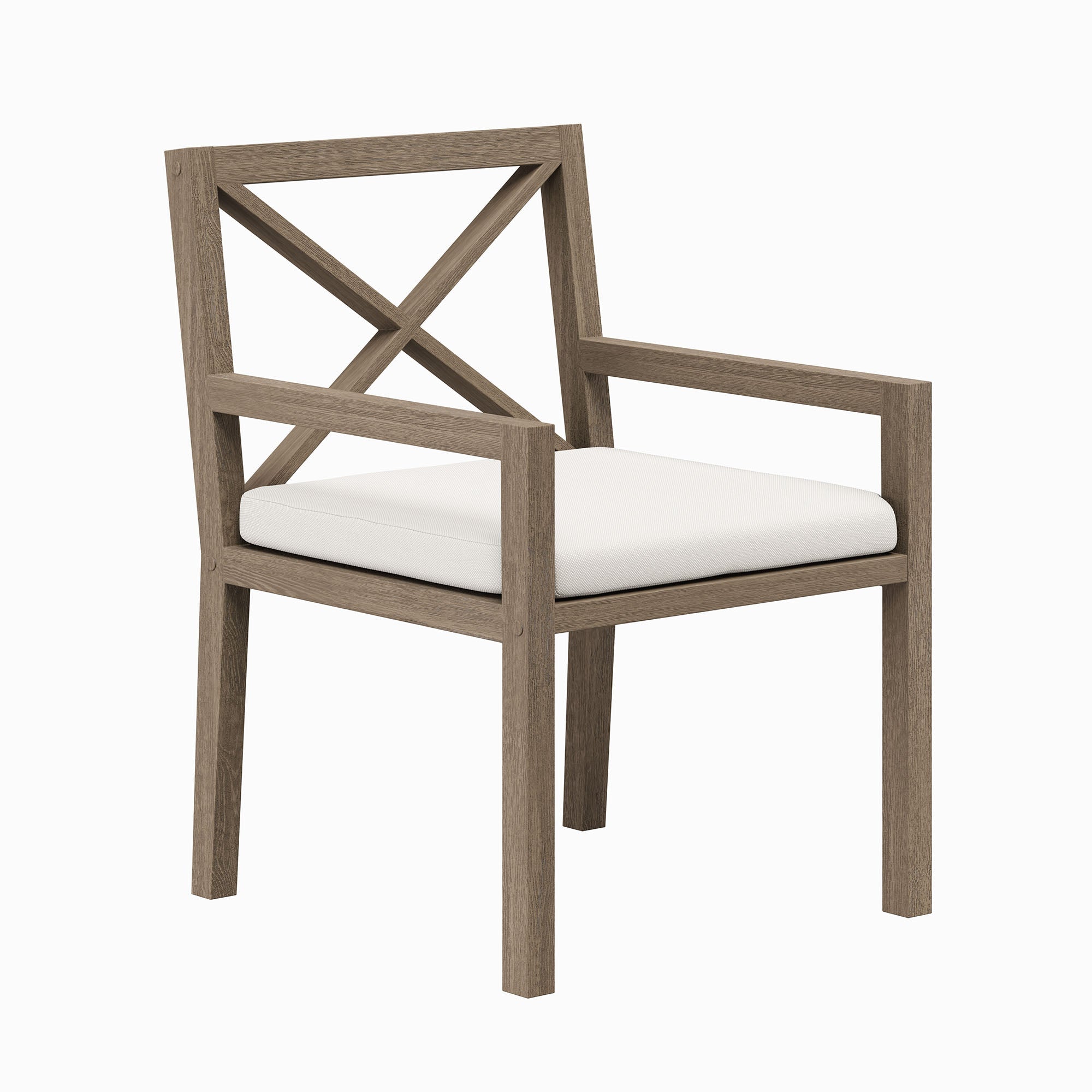 Northlake Outdoor Teak Dining Armchair - From Where Finds - 