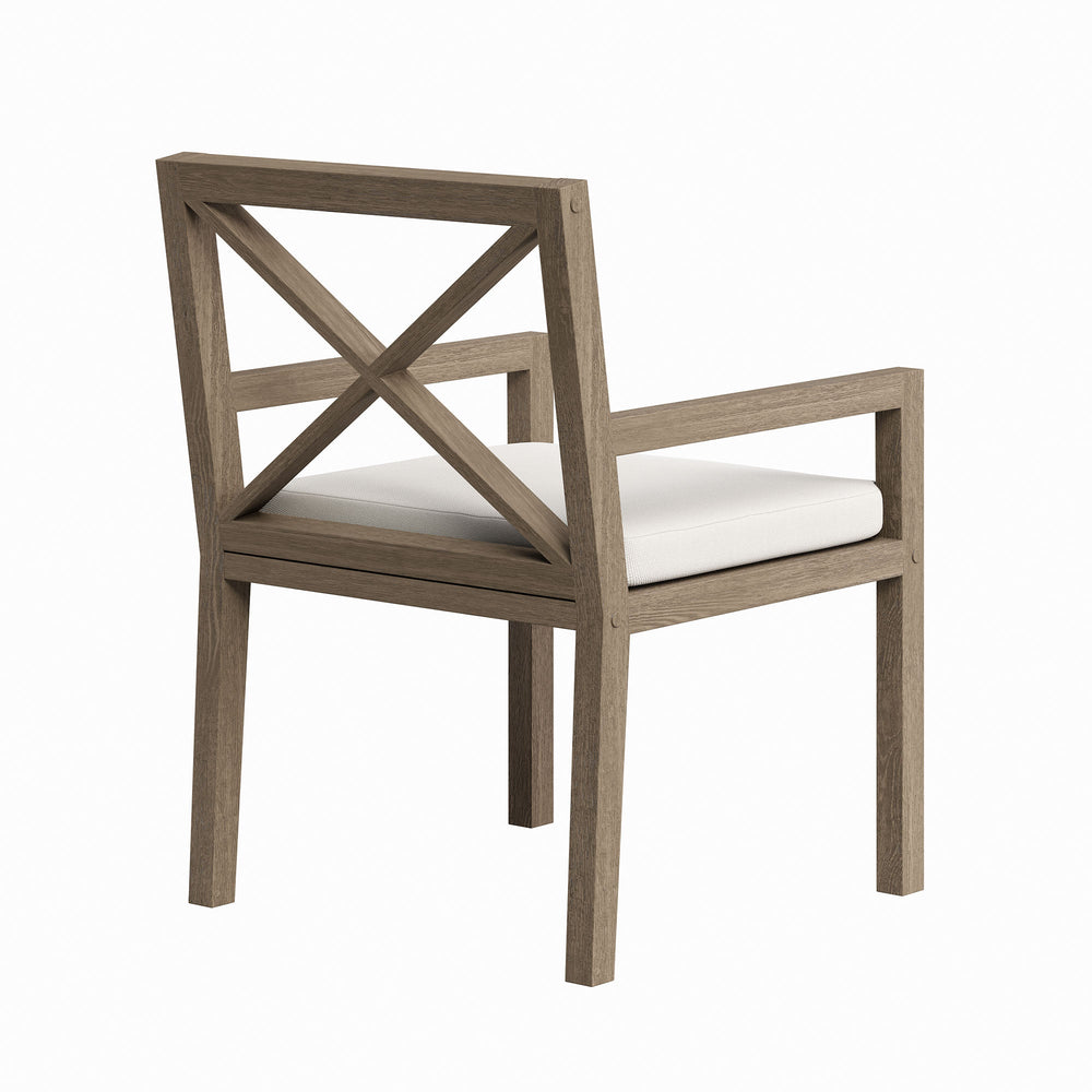 Northlake Outdoor Teak Dining Armchair - From Where Finds - 
