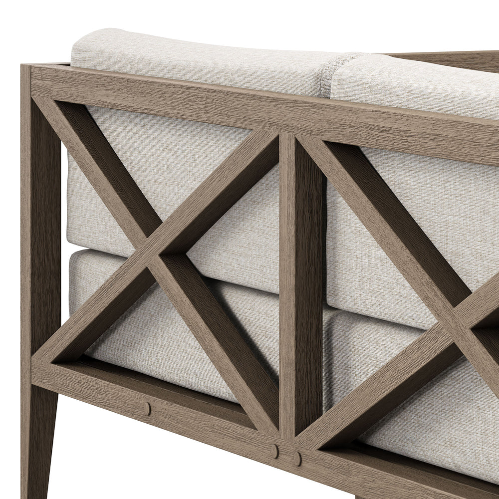 Northlake Outdoor Teak Loveseat - From Where Finds - 