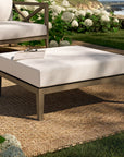 Northlake Outdoor Teak Ottoman - From Where Finds - 
