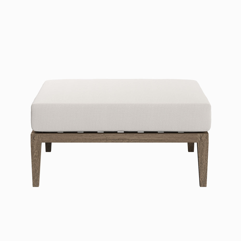 Northlake Outdoor Teak Ottoman - From Where Finds - 