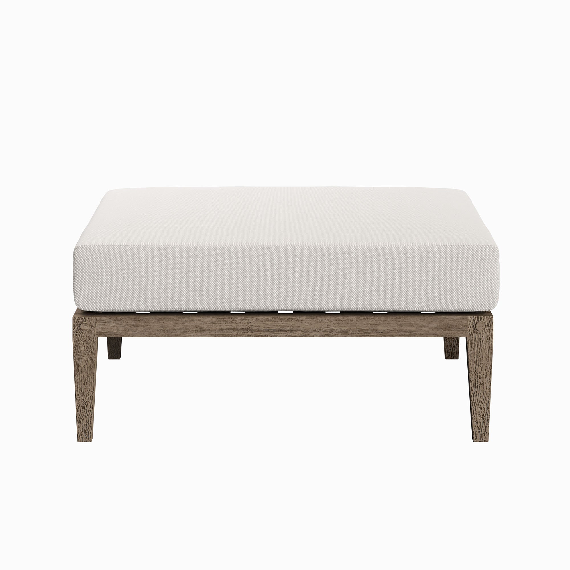 Northlake Outdoor Teak Ottoman - From Where Finds - 