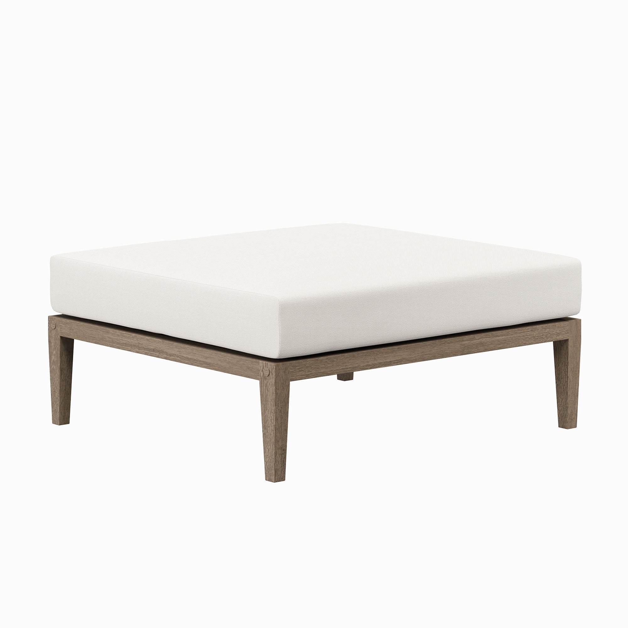 Northlake Outdoor Teak Ottoman - From Where Finds - 