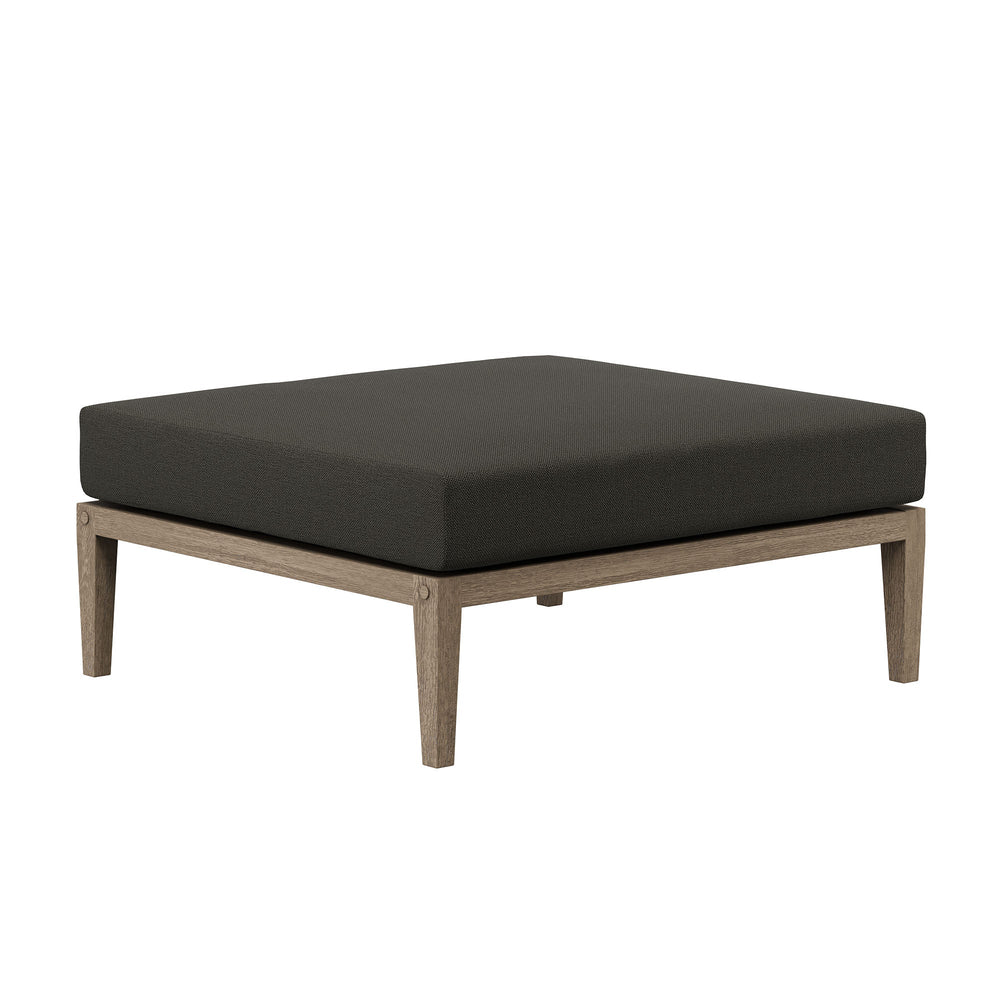 Northlake Outdoor Teak Wood Loveseat and Ottoman Set - From Where Finds - 