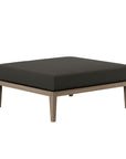 Northlake Outdoor Teak Wood Loveseat and Ottoman Set - From Where Finds - 